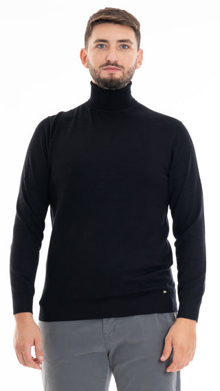 MARKUP SWEATER OTHER MEN'S COLLAR MK20015 BLACK