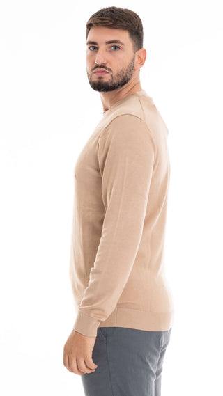 MARKUP CREW NECK SWEATER MEN MK20010 CML