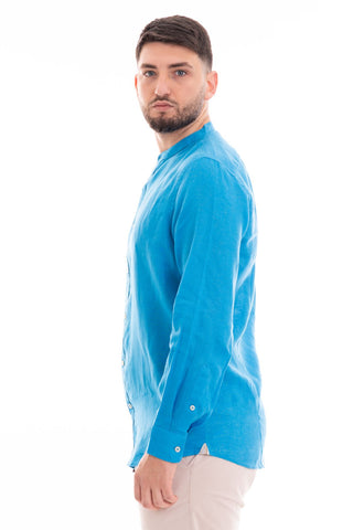 MARKUP CAMICIA MANICA LUNGA COREANA 100% LINO MK13002 PUF