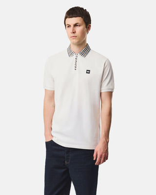 WEEKEND OFFENDER POLO TIPASA CON COLLETTO CHECK WEEKEND OFFENDER, CHIUSURA ZIP PO1B03 TIPASA GHO
