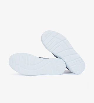 PITAS LOTTO SCARPA IN TELA CON RICAMO LOTTO AZUL