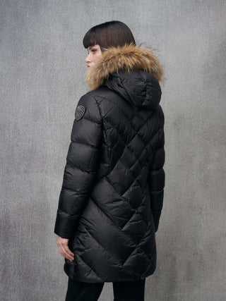 BLAUER ALTHEA DOWN JACKET WITH HOOD WITH FUR WOMEN BLDK03052 006047 999