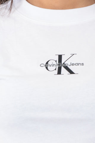 CALVIN KLEIN JEANS T-SHIRT MONOLOGO PICCOLO CK DONNA J223113 YAA