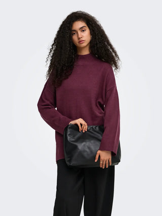 ONLY MAGLIONE MARY A COLLO ALTO 15379251 FIG