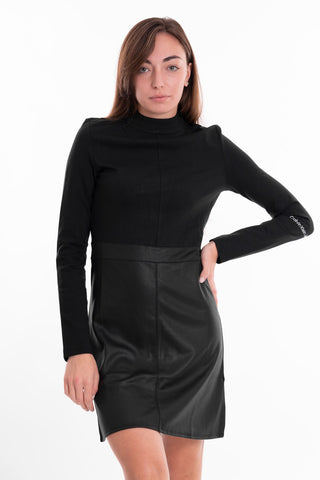 CALVIN KLEIN JEANS W COTED MILANO A-LINE DRESS J221983