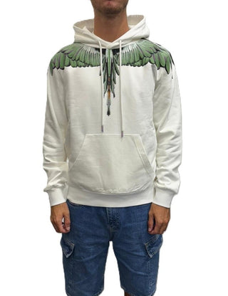 COUNTY OF MILAN FELPA CON ALI AQUILA MARCELO BURLON UOMO F5CAMAHS028 013