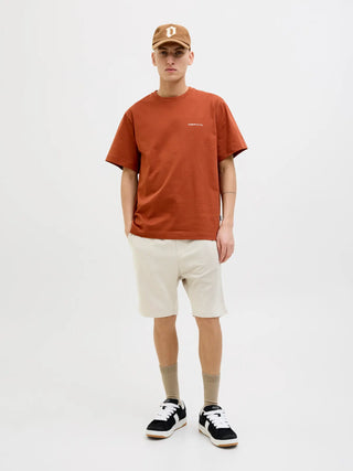 JACK&JONES GORDON BRADLEY BERMUDA IN FELPA UOMO (COL: MOONBEAM) 12249285 MNB