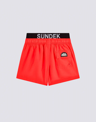 SUNDEK BOXER MARE CON COULISSE IN VITA ELASTICIZZATA E LOGO JR B721BDRT300 04701