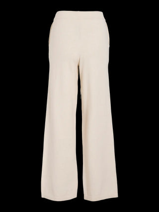 VILA POLLY PANTALONI A ZAMPA CON ELASTICO IN VITA DONNA 14109042 SLM