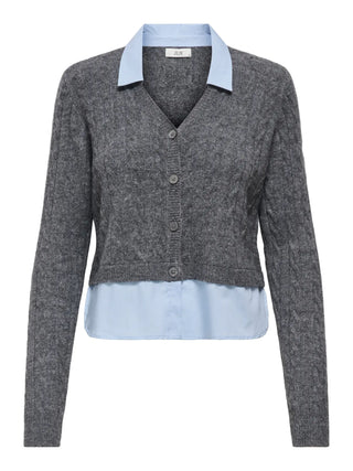 JACQUELINE DE YONG CARDIGAN ADA CON EFFETTO CAMICIA INTERNO 15377890 MGM