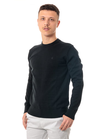 CALVIN KLEIN JEANS MAGLIONE SMOOTH COTTON CON LOGO UOMO LVO40LM300 UB1