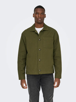 ONLY&SONS RONNIE OVERSHIRT UOMO 22037172 DKV