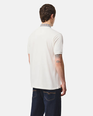 WEEKEND OFFENDER POLO TIPASA CON COLLETTO CHECK WEEKEND OFFENDER, CHIUSURA ZIP PO1B03 TIPASA GHO