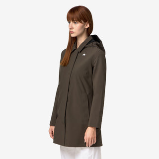 K-WAY MATHY BONDED GIUBBINO LUNGO DONNA K2148BW B3A