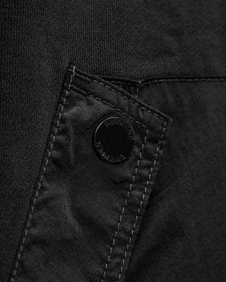 WEEKEND OFFENDER FELPAM DAPONTE FULL ZIP E CAPPUCCIO CON TASCHE UOMO HD3A05 DAPONTE BLK