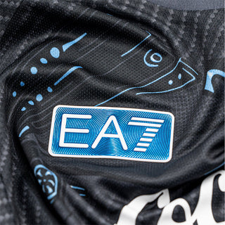 EA7 NAPOLI T-SHIRT SMANICATO NAPOLI COCA COLA TRAINING STAFF N26T01 NER