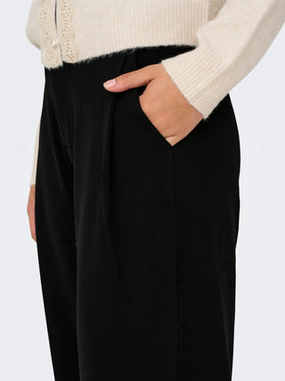 JACQUELINE DE YONG PANTALONE GEGGO GAMBA LARGA 15330419 BLK