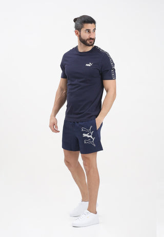 PUMA WOVEN SHORTS WITH LOGO MEN 684673 06