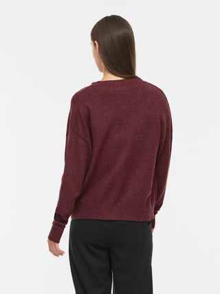 VILA CARDIGAN VILA RIL CON SCOLLATURA A V CON 4 BOTTONI 14107411 PRY