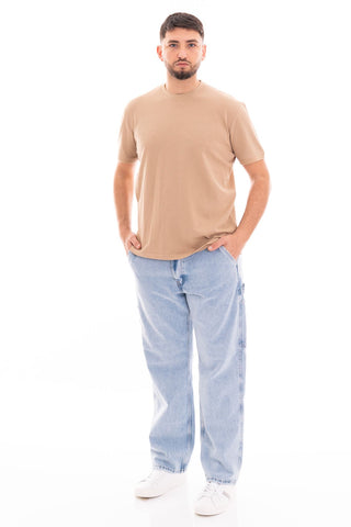 MARKUP CREW NECK SHORT SLEEVE T-SHIRT IN THIN PIQUET MK11004 CRD