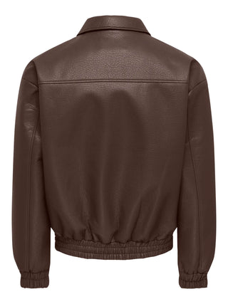 ONLY&SONS GIACCA REX CON ZIP E COLLETTO ECOPELLE 22038709 HFG