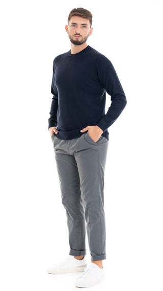 MARKUP MAGLIONE GIROCOLLO IN VISCOSA UOMO MK790014 BLU