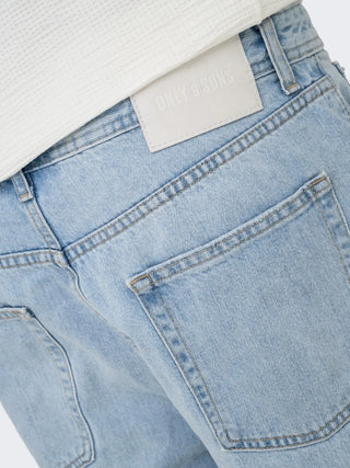 ONLY&SONS FADE BERMUDA DI JEANS 22033155 LBD