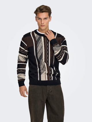 ONLY&SONS RISE MAGLIONE OPERATO 22035131 BLK