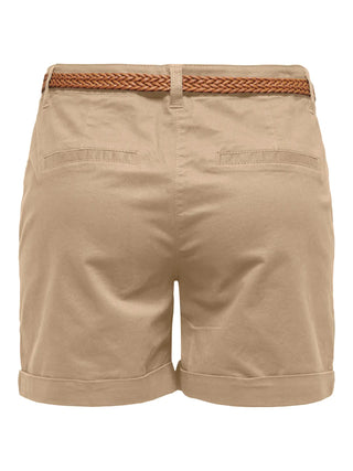 JACQUELINE DE YONG CHICAGO BELTED BERMUDA DONNA (COL:TRAVERTINE) 15324743 TRE