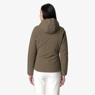 K-WAY GIUBBOTTO CORTO LILY REVERSIBILE DONNA K6128TW AUE