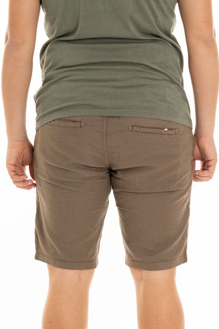 IMPURE MEN'S SHORT SHORTS CHINO IN LINEN BLEND CHS1939 C43