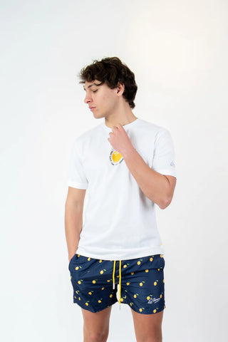 LORD PARTENOPEI T-SHIRT CON LIMONE TM26-LIMO BIA