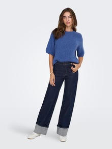 JACQUELINE DE YONG JEANS VANESSA CON RISVOLTO DONNA 15355528 DBD