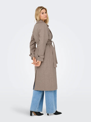 ONLY CAPPOTTO LAURA LUNGO CON CINTURA 15373586 SYT