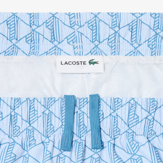 LACOSTE BOXER MARE MIDI CON STAMPA CON MONOGRAMMA MH9086 3IJ