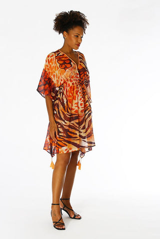 POSITANO BY JEAN PAUL PONCHO COTONE MEZZA MANICA FANTASIA 51884 01