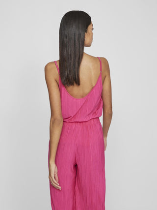 VILA T-SHIRT SENZA MANICHE PLISA DONNA 14096337 CBT