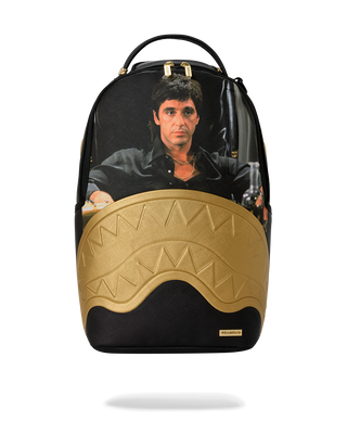 SPRAYGROUND SCARFACE GOLD EMBOSSED   ZAINO B9555