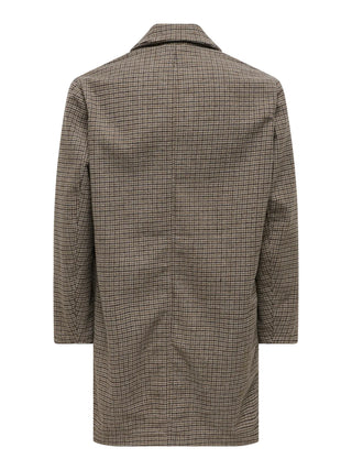 ONLY&SONS COPPOTTO LUCA IN LANA A QUADRETTI 22038022 MGM