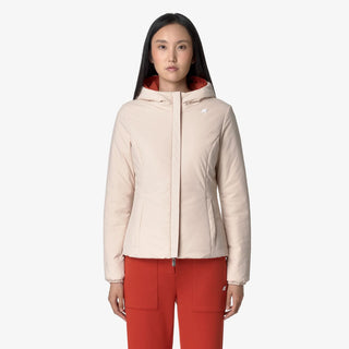 K-WAY GIUBBOTTO CORTO LILY REVERSIBILE DONNA K6128TW ASH