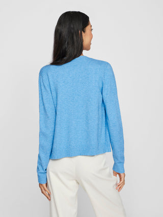 VILA CARDIGAN RIL CREW NECK WOMEN (BISSFUL BLUE) 14060800 BLB