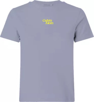 CALVIN KLEIN JEANS T-SHIRT FLOCKED CON LOGO CK DONNA LV047B851G VVH