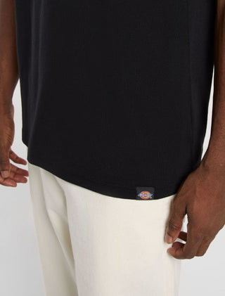 DICKIES T-SHIRT WOOD MANICA CORTA CON STAMPA SU RETRO UOMO DK0A4ZATBLK1