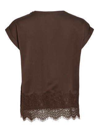 VILA ELETTE TOP IN RASO E PIZZO 14117964 CFB