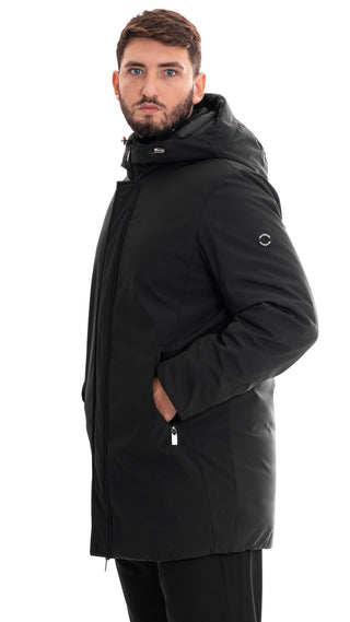 MARKUP PARKA LUNGO IN TESSUTO TECNICO UOMO MK24007 NER
