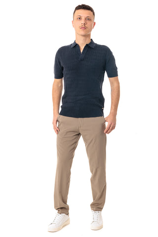 MARKUP POLO MEZZA MANICA PUNTO SPIGATO UOMO MK890038 BLU
