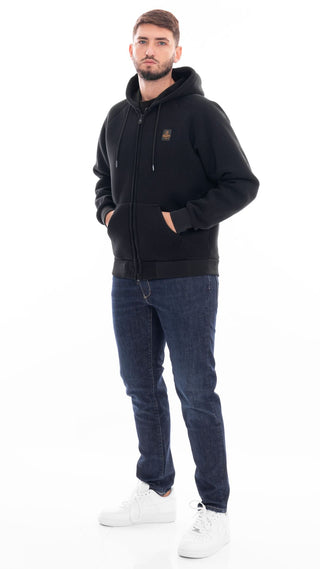 REFRIGIWEAR FELPA CON CAPPUCCIO E ZIP FRANKIE UOMO F20308 FG9102 G06000