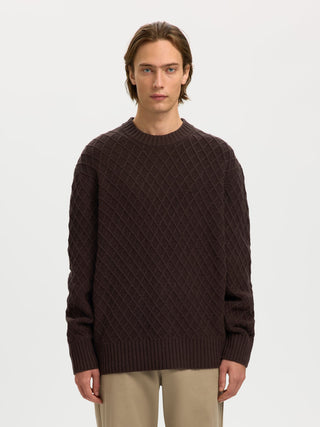 SELECTED HOMME PATRIC MAGLIONE TESSUTO ROMBI 16101137 CLT