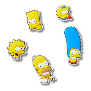 CROCS THE SIMPSON 5pz JIBBITZ PER CROCS 4935 JIB/UCOL