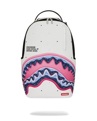 SPRAYGROUND SHARK CENTRAL LIQUID CHROME ZAINO B8427